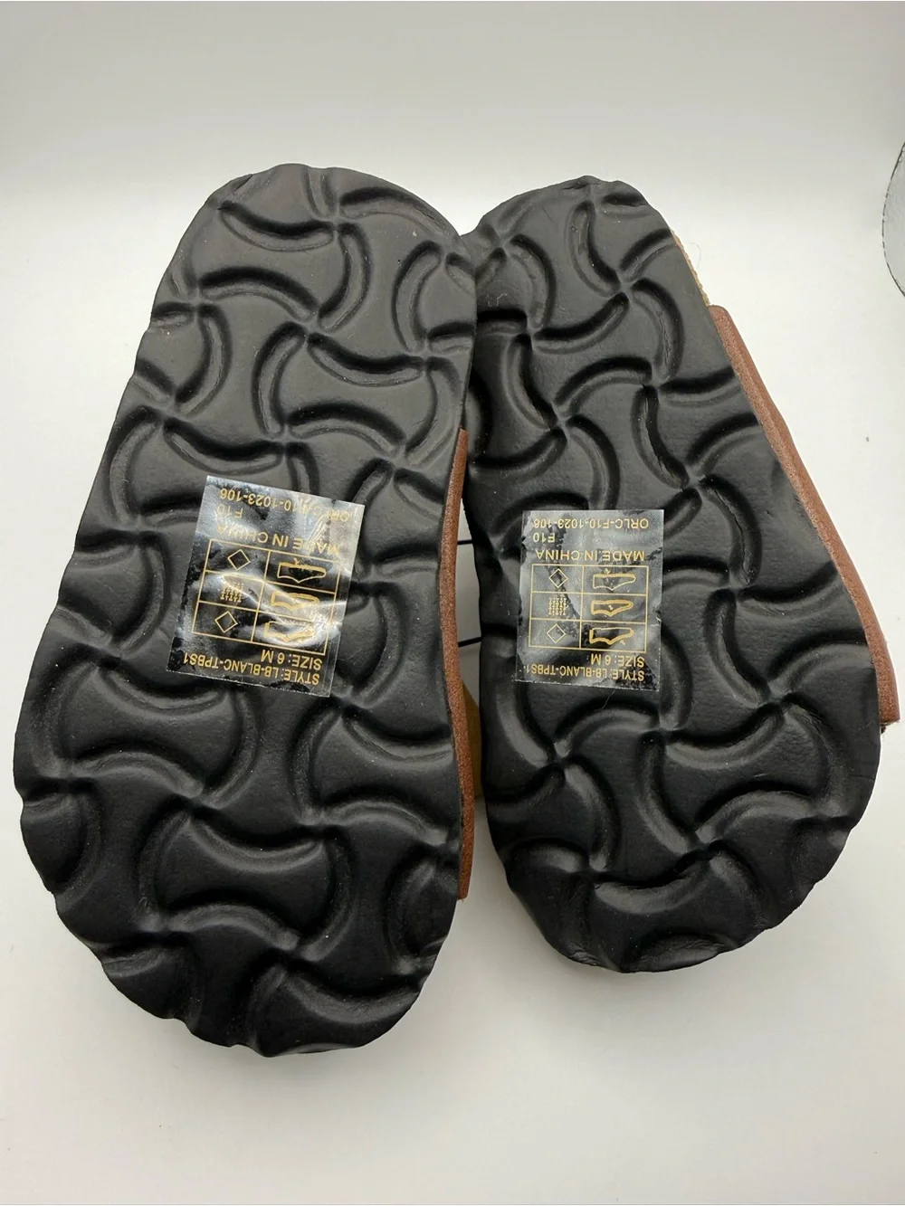 Lucky Brand Kids Brown Adjustable Double Buckle Sandals Toddler Size 6